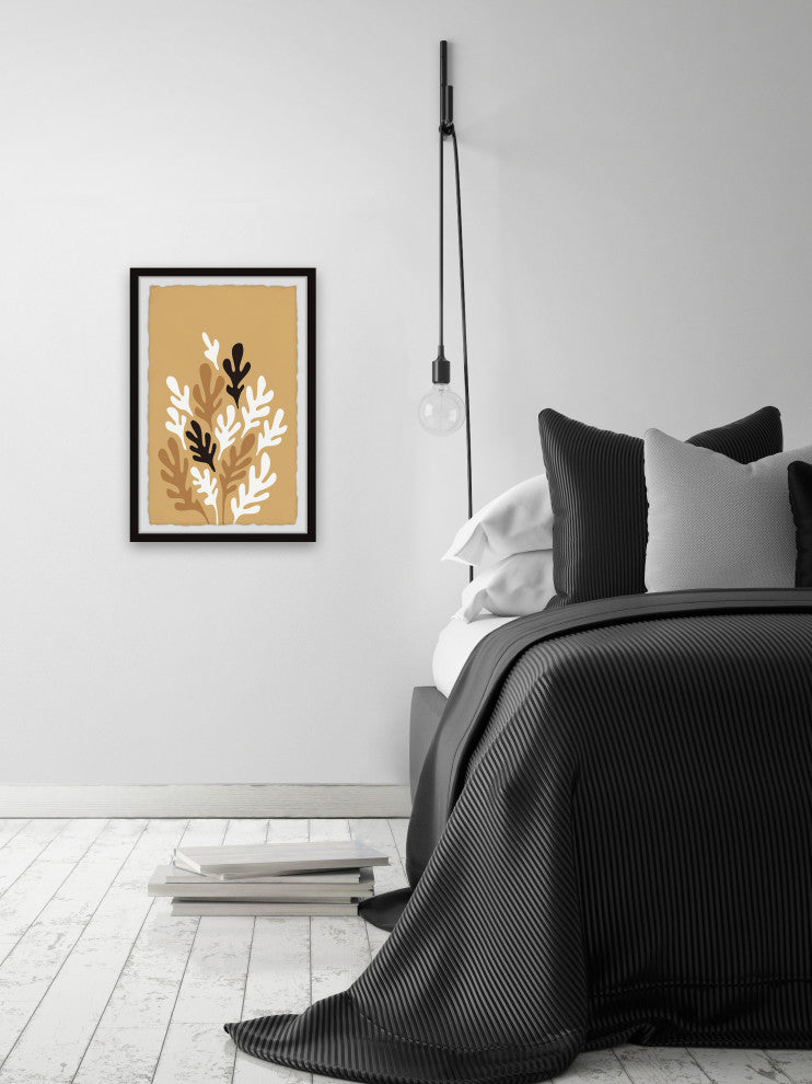 "Leaf Collection" Framed Painting Print, 30x45