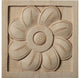 5"W x 5"H x 1"D Large Sunflower Rosette, Lindenwood