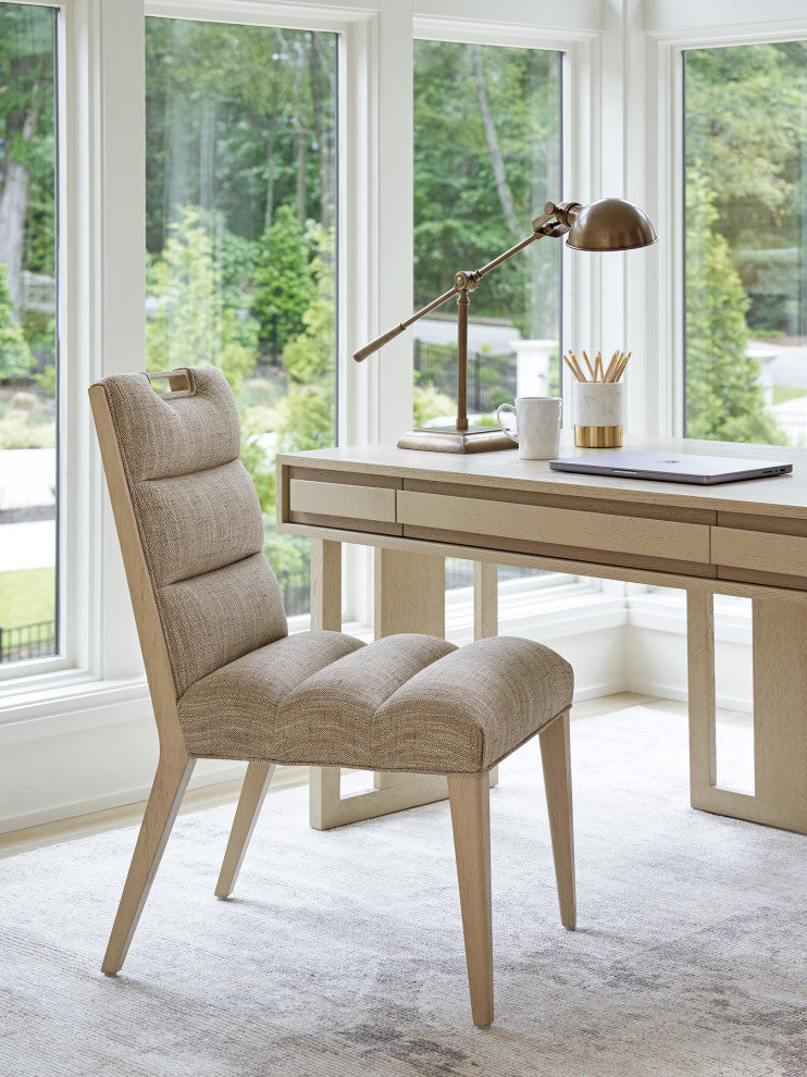 Aiden Channeled Upholstered Side Chair