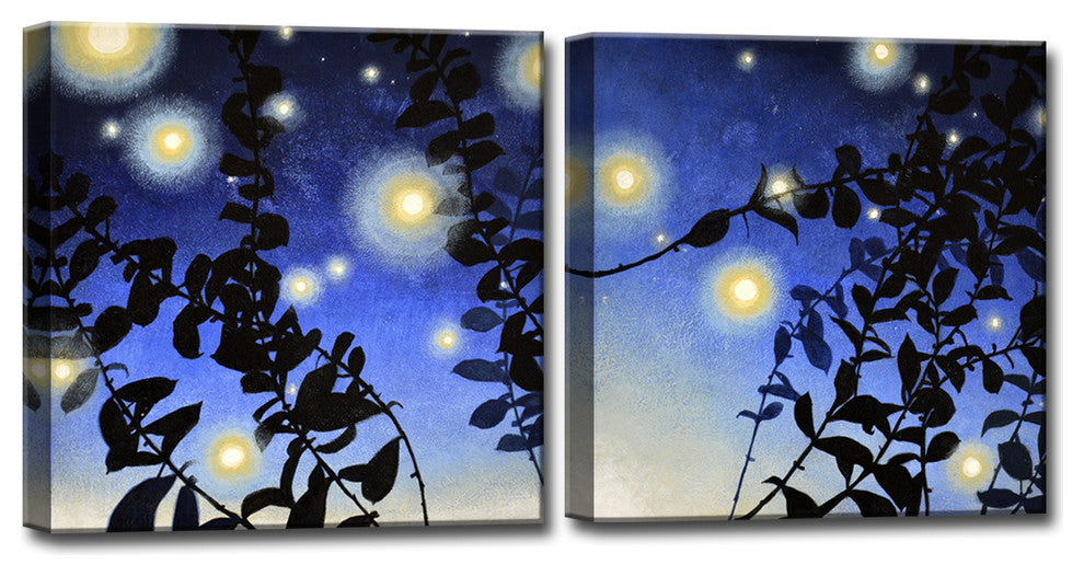 Ready2HangArt 'Fireflies II' by Normanyatt Jr. 2-Pc Art Set 12