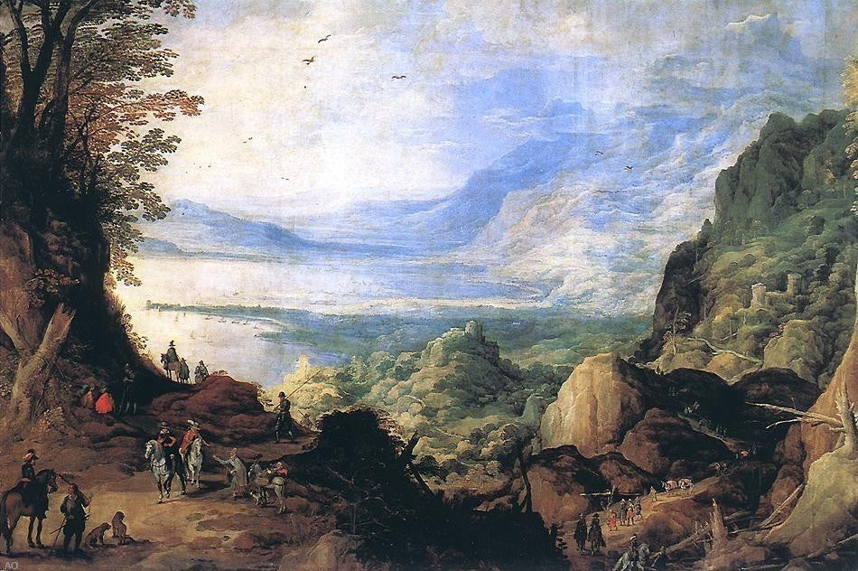 Joos De Momper Landscape Premium Canvas Print