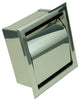 Stainless Steel Recessed Toilet Tissue Holder With Lid