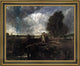 John Constable a Boat at the Sluice sketch Framed Premium Canvas Print, 16"x20"