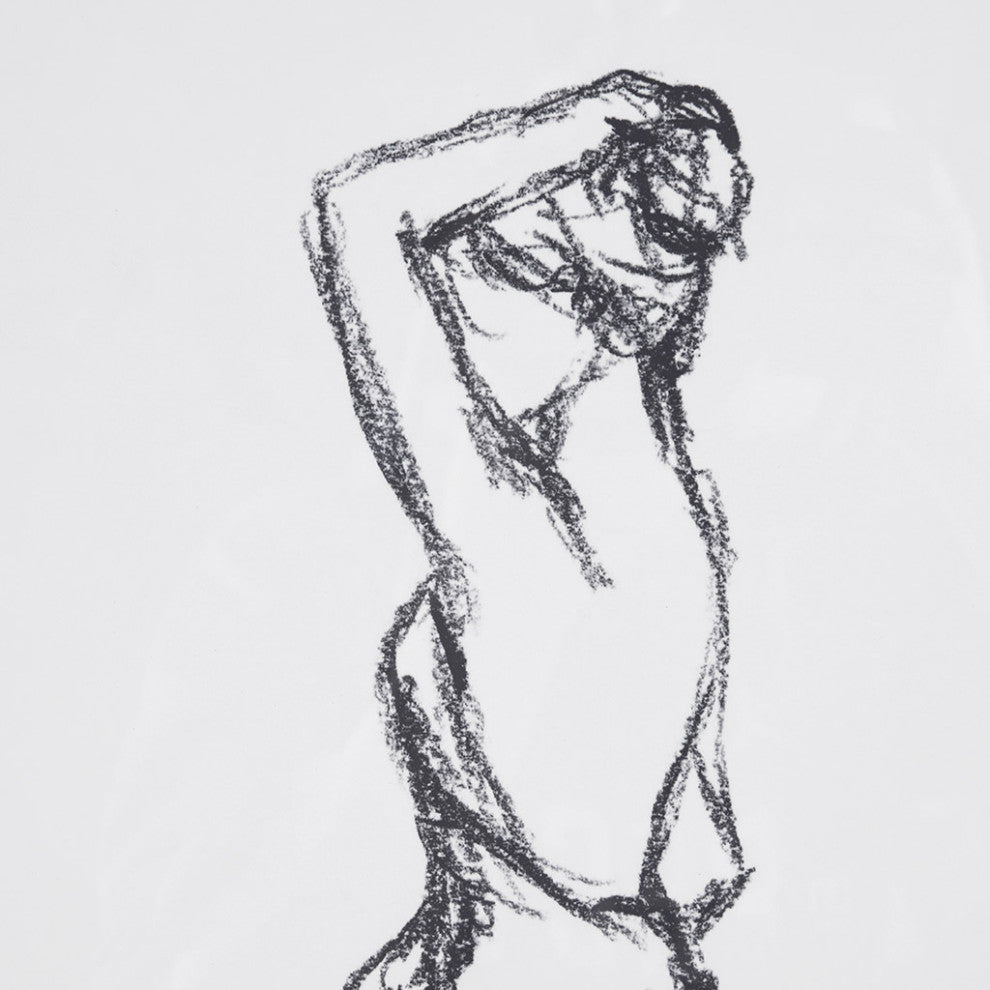 Madison Park Feminine Figures Deckle Edge Sketch 2-Piece Framed Wall Art Set