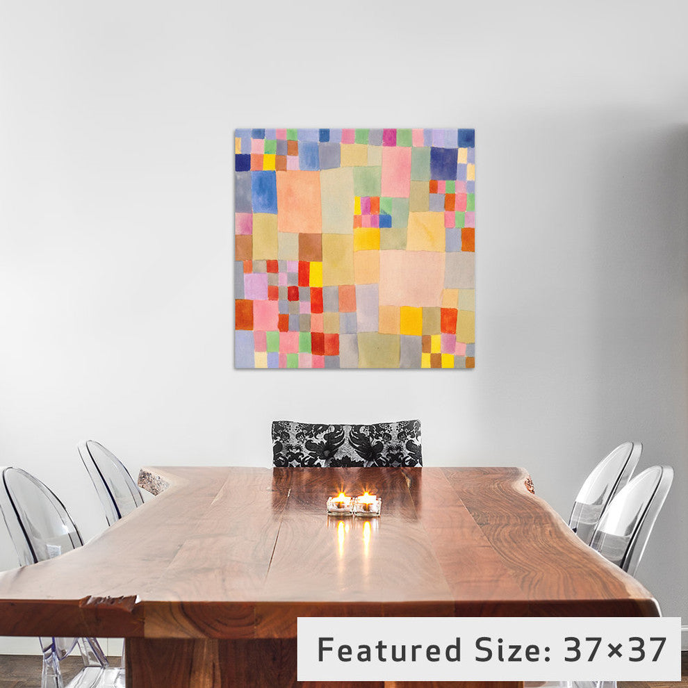 "Flora on The Sand" by Paul Klee, 37x37x1.5"