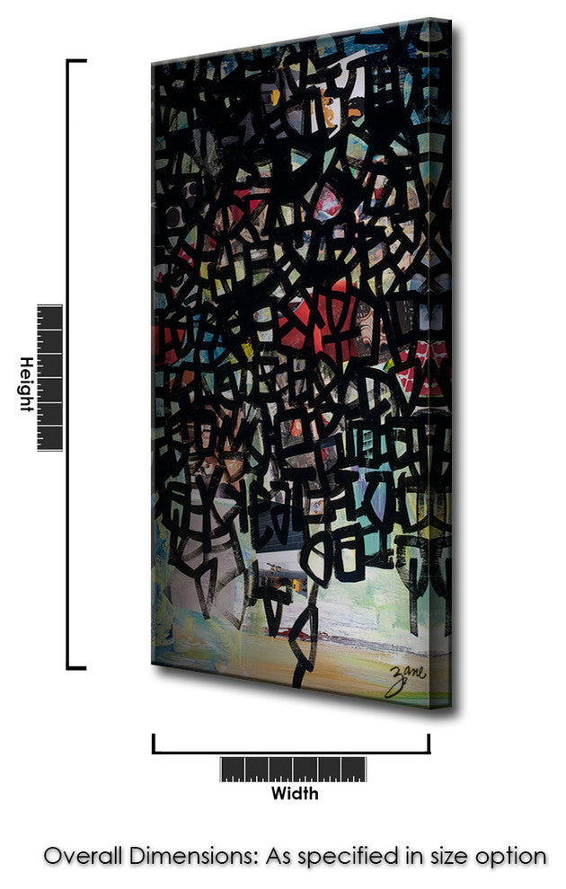 Transit NYC, Canvas Wall Art, 24"x12"