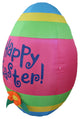 Tall Easter Inflatable Giant Egg With Flower, 4'