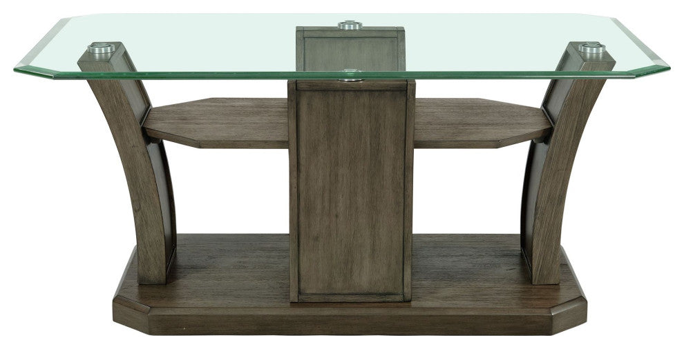 Dapper Rectangular Coffee Table Gray