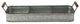 Gondula 3 Slot Galvanized Caddy