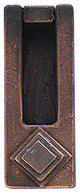 Mission Door Knocker, Polished Pewter