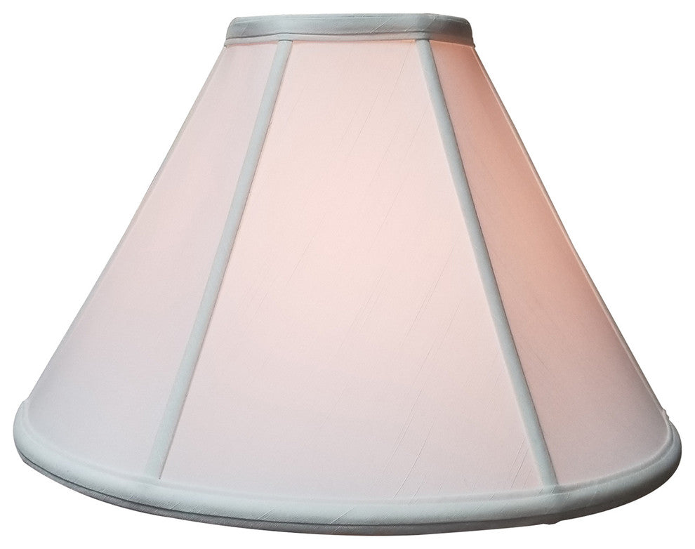 Royal Designs Empire Lamp Shade, White, 7x20x12.5