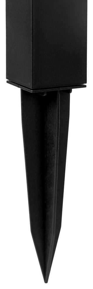 15"H Solar Powered SMD LED Pathway Ground Light, Set of 6