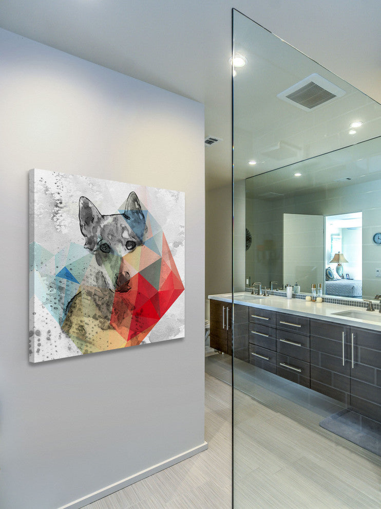 "The Dog" Painting Print on Canvas by Irena Orlov