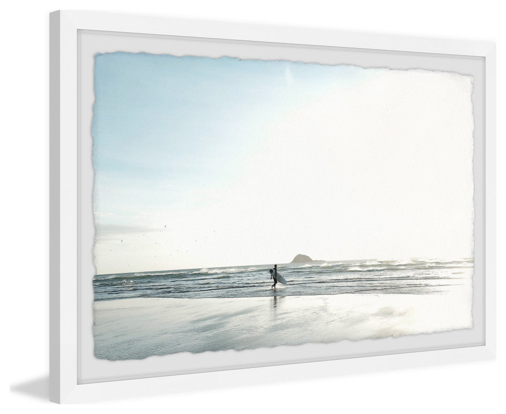 "Early Morning Surf" Framed Painting Print, 45x30