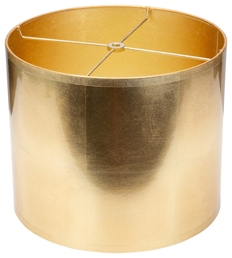 Couture Lamps Modern Glam 12x12x10" Round Gold Foil Shade