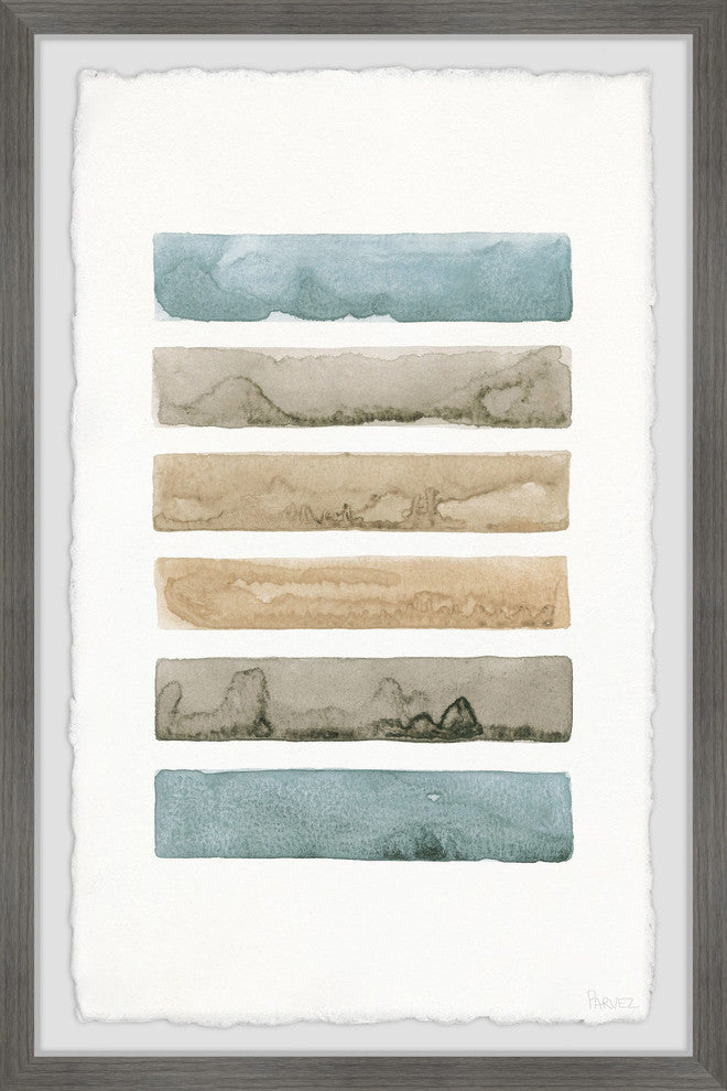 "Mountain Collections" Framed Painting Print, 12"x18"