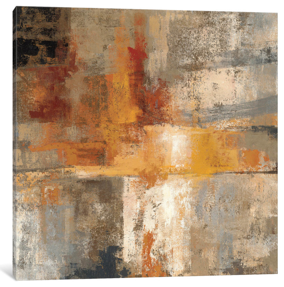 Silver and Amber Crop  by Silvia Vassileva