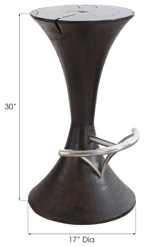 Butterfly Bar Stool, Burnt