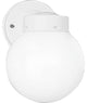 1-Light Globe, White