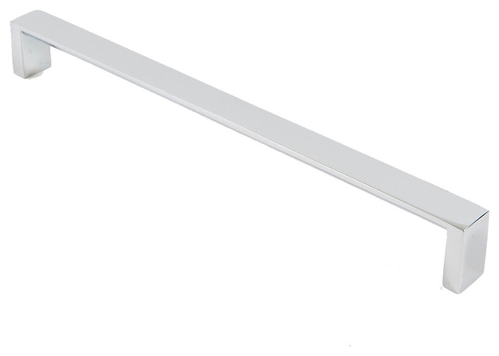 10" Modern Square Pull, Chrome