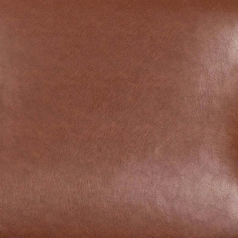 Langston Commercial Grade Upholstered Mid Century Modern Arm Chair, Cognac Leath