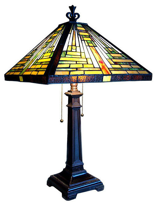 Chloe Lighting 2-Light Mission Table Lamp