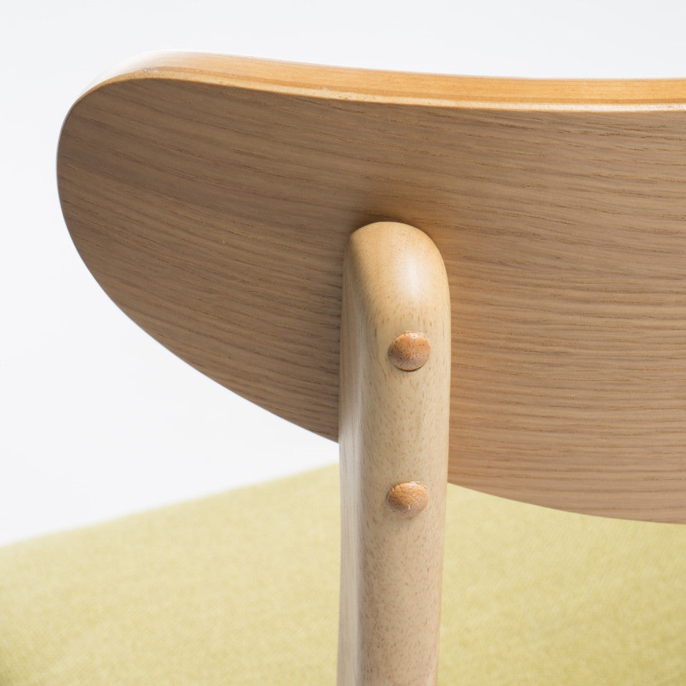 GDF Studio Mid-Century Modern 5 Piece Dining Set, Green Tea