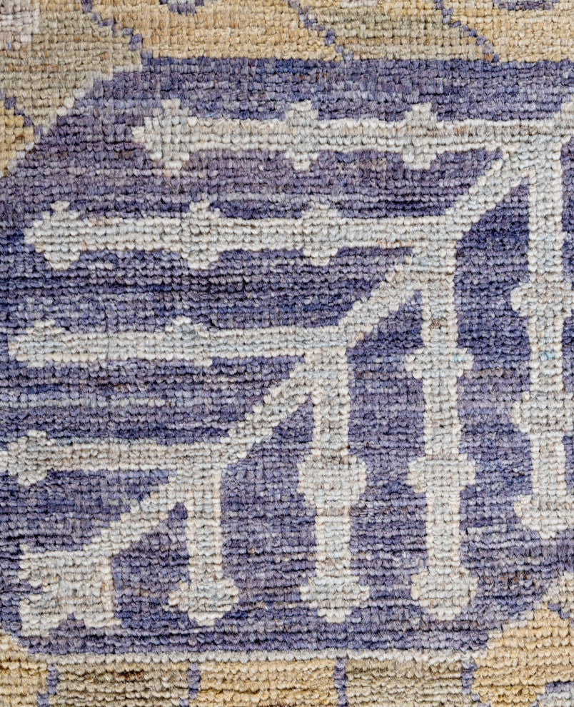 Oushak One-of-a-Kind Hand-Knotted Area Rug Light Gray, 9'0" x 11'7"