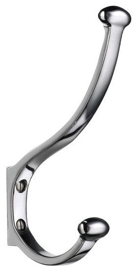 Decorative Hooks For The Home, Polished Chrome