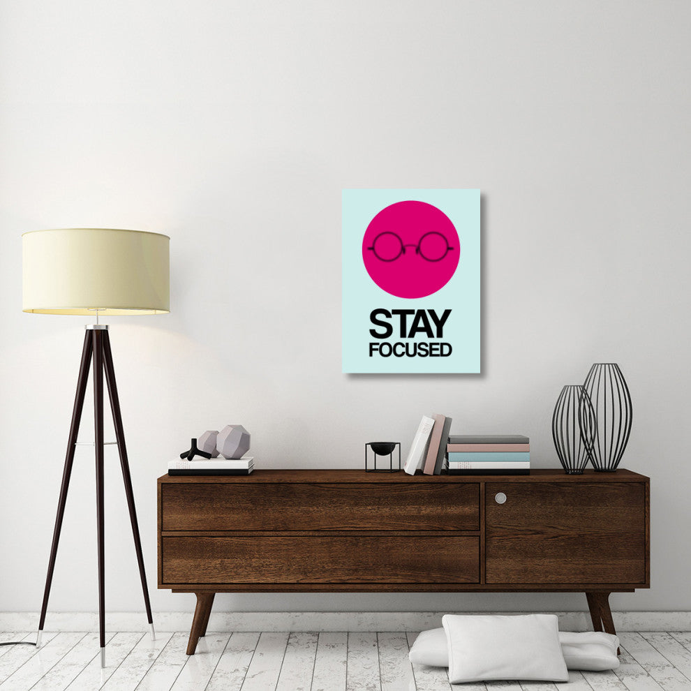 "Stay Focused Circle Poster 1" Fine Art Print