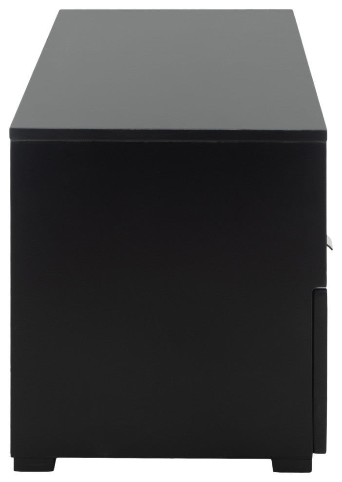 Safavieh Theon 2 Drawer Media Stand, Black