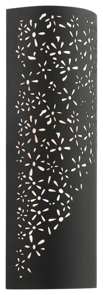 Black Stylish, Transitional, Intricate, Urban Sconce