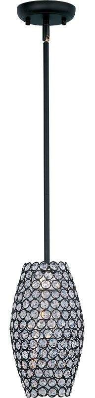 Glimmer 3-Light Pendant, Bronze, Beveled Crystal Glass