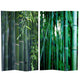 6' Tall Double Sided Bamboo Tree Canvas Room Divider