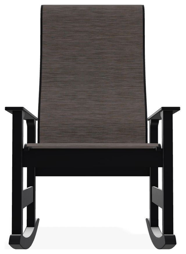 Leeward Sling Outdoor Supreme Rocker, James/Black