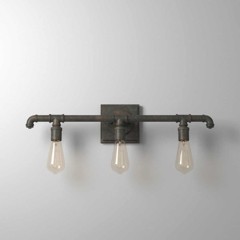 Wymer 3-Light Bath Vanity Light, Matte Bronze