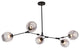 Bethel International DLS57C59B 5-Light Chandelier Black