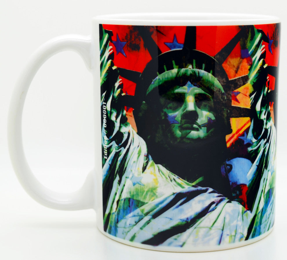 Statue Of Liberty "Lady Liberty" Mug Art by Mark Lewis