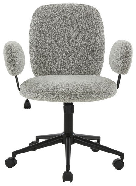 Safavieh Couture Emeril Adjustable Desk Chair White / Black