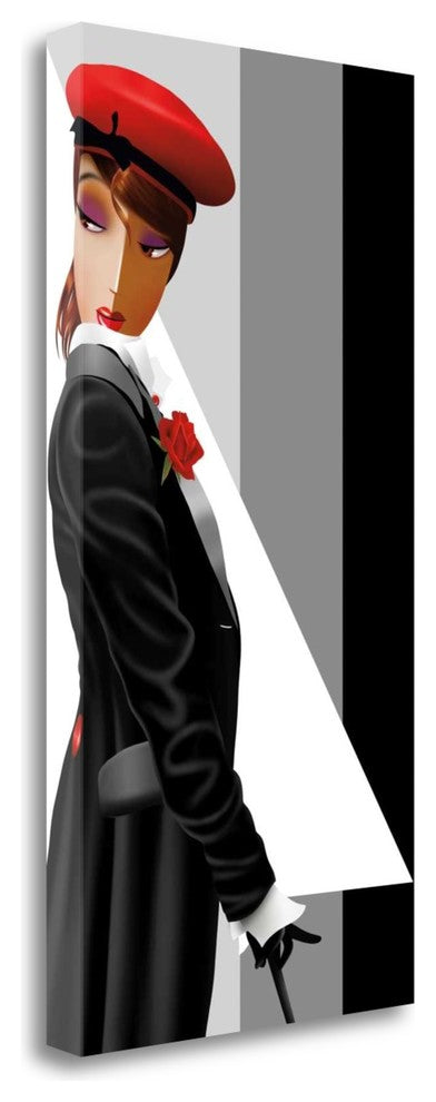 "Lauren In Uniform" By Jordan Bravo, Giclee Print on Gallery Wrap Canvas