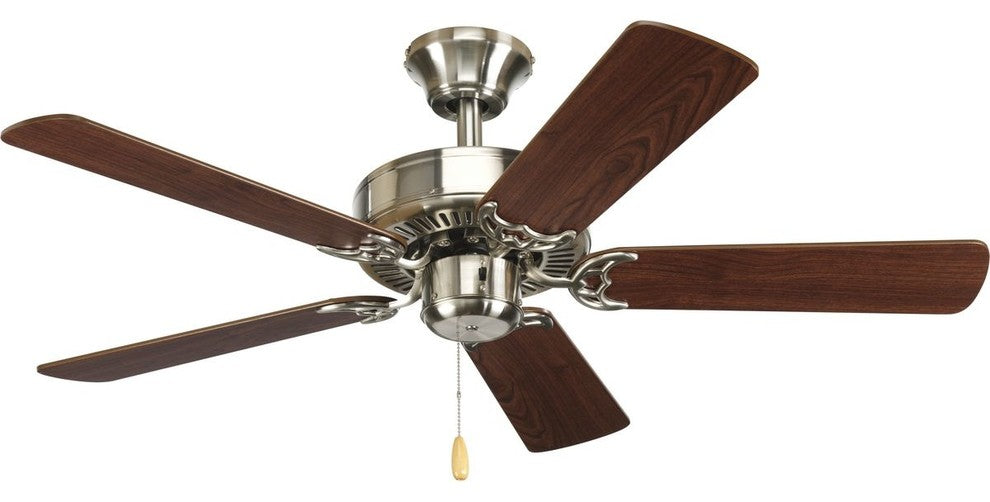 Airpro Builder 42" 5-Blade Ceiling Fan, Brushed Nickel