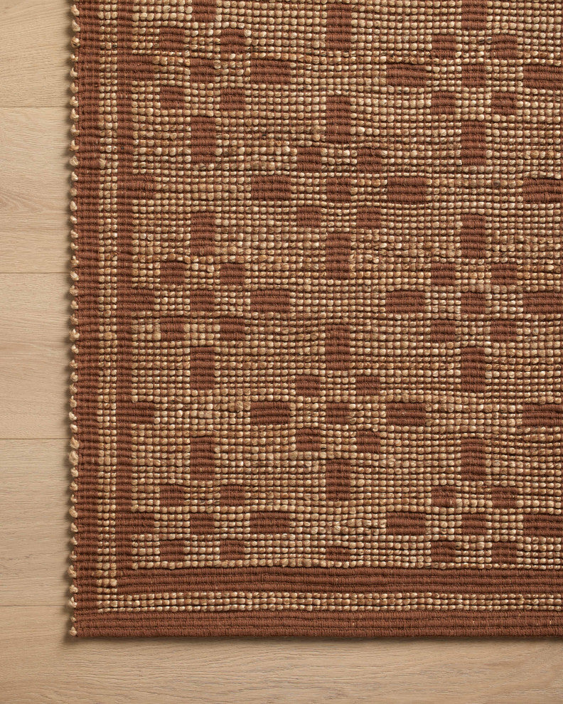 Chris Loves Julia x Loloi Judy Natural / Spice 2'-6" x 7'-6" Runner Rug