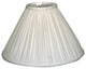 Coolie Empire Gather Pleat Basic Lamp Shade, White, 4.5x12x7.5