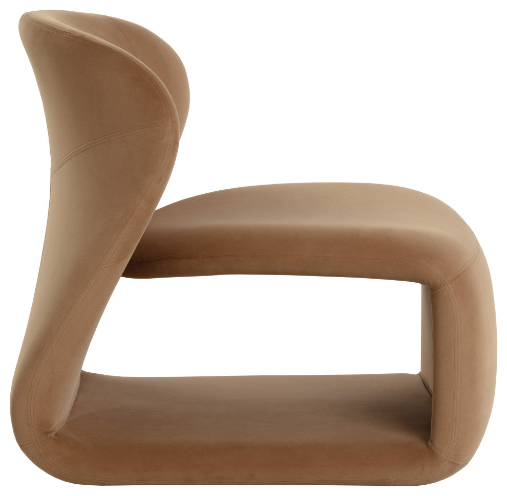 Sophiene Lounge Chair, Kona Camel