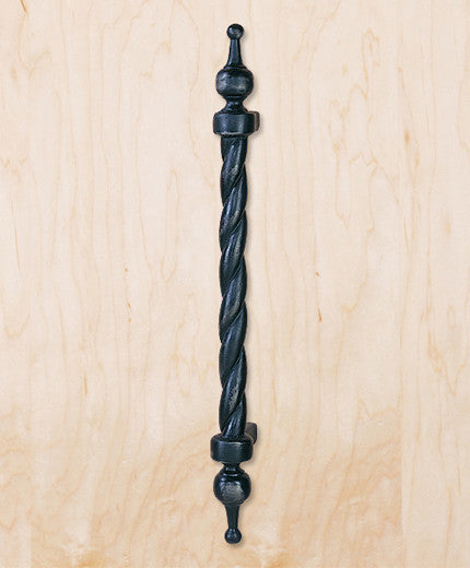Braid 23.5" Entryway Door Pull, Polished Pewter