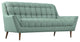 Modway Response Upholstered Fabric Loveseat, Laguna