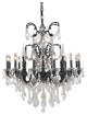 Elegant Athena Fixture, Dark Bronze Finish With Spectra Swarovski Crystal