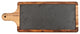 Rustic Farmhouse Slate and Wood Cheese Paddle