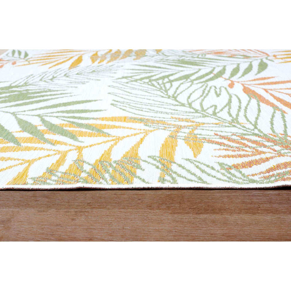 Plaza Vines Reversible Indoor/Outdoor Area Rug, Tropical, 2'x3'