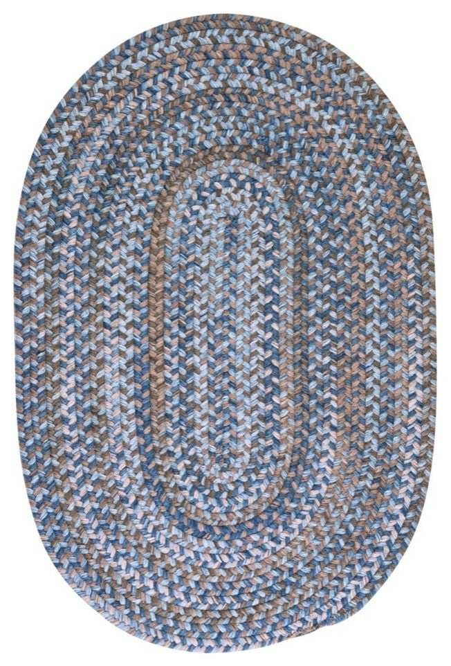 Colonial Mills Oak Harbour OH58 Laguna Traditional Area Rug, Oval 3'x5'